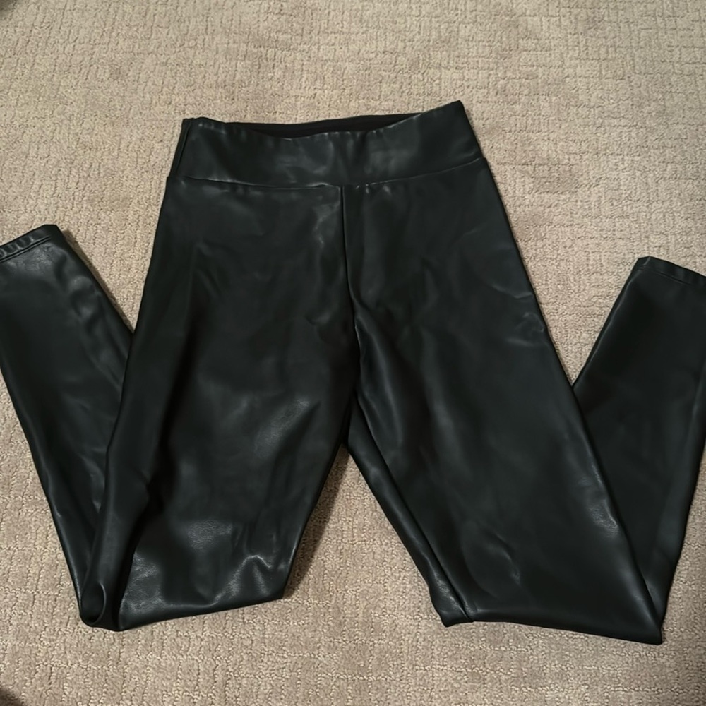 Abercrombie leather leggings